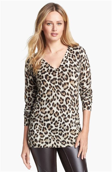 Michael Michael Kors Leopard Print Sweater, Regular & Petite 